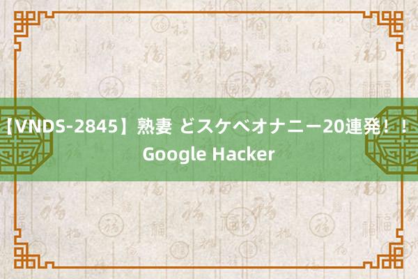 【VNDS-2845】熟妻 どスケベオナニー20連発！！ Google Hacker