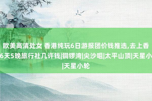 欧美高清处女 香港纯玩6日游报团价钱推选，去上香港6天5晚旅行社几许钱|铜锣湾|尖沙咀|太平山顶|天星小轮