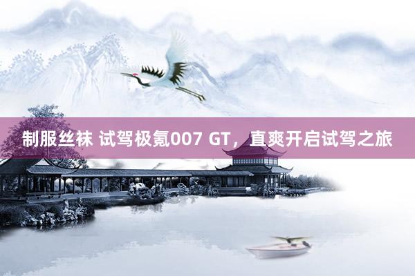 制服丝袜 试驾极氪007 GT，直爽开启试驾之旅